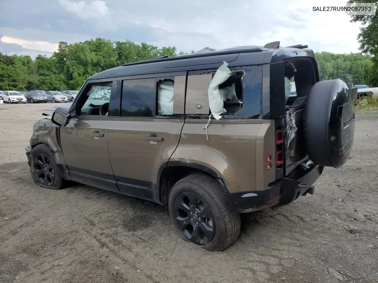 2022 Land Rover Defender 110 X-Dynamic Se VIN: SALE27RU9N2087352 Lot: 60865295