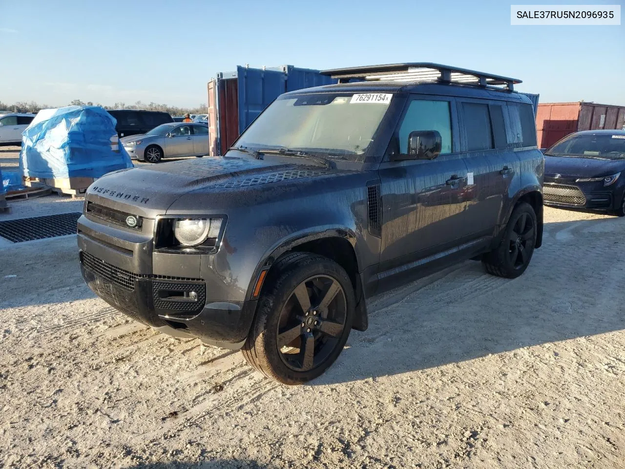 2022 Land Rover Defender 110 X-Dynamic Hse VIN: SALE37RU5N2096935 Lot: 76291154