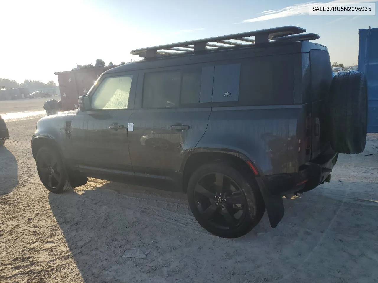 2022 Land Rover Defender 110 X-Dynamic Hse VIN: SALE37RU5N2096935 Lot: 76291154