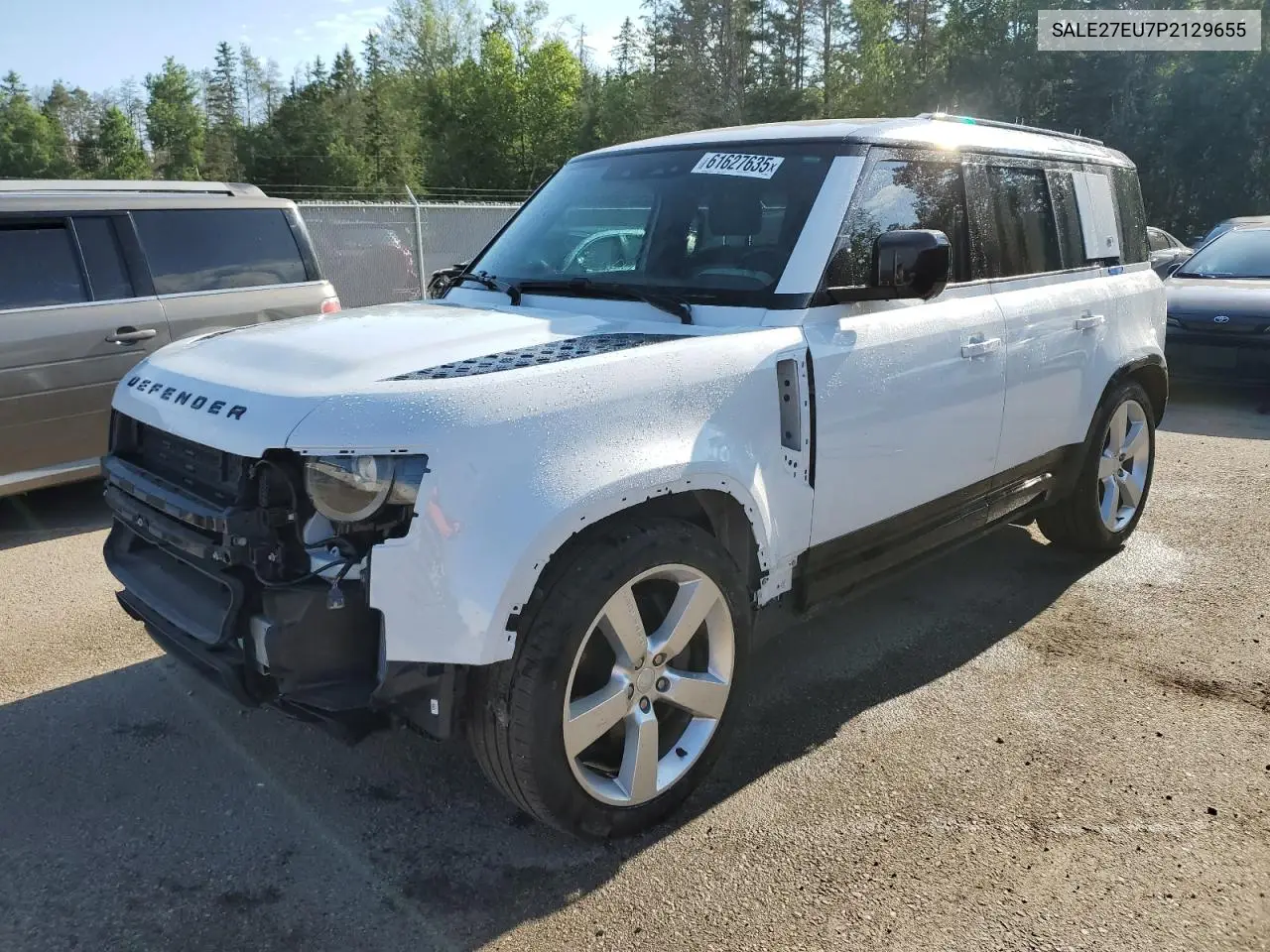 2023 Land Rover Defender 110 X-Dynamic Se VIN: SALE27EU7P2129655 Lot: 61627635