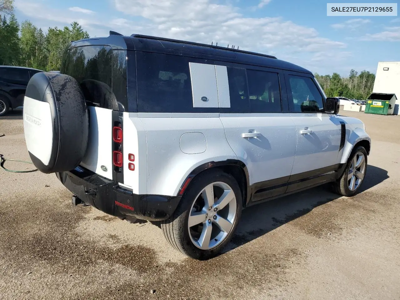 2023 Land Rover Defender 110 X-Dynamic Se VIN: SALE27EU7P2129655 Lot: 61627635