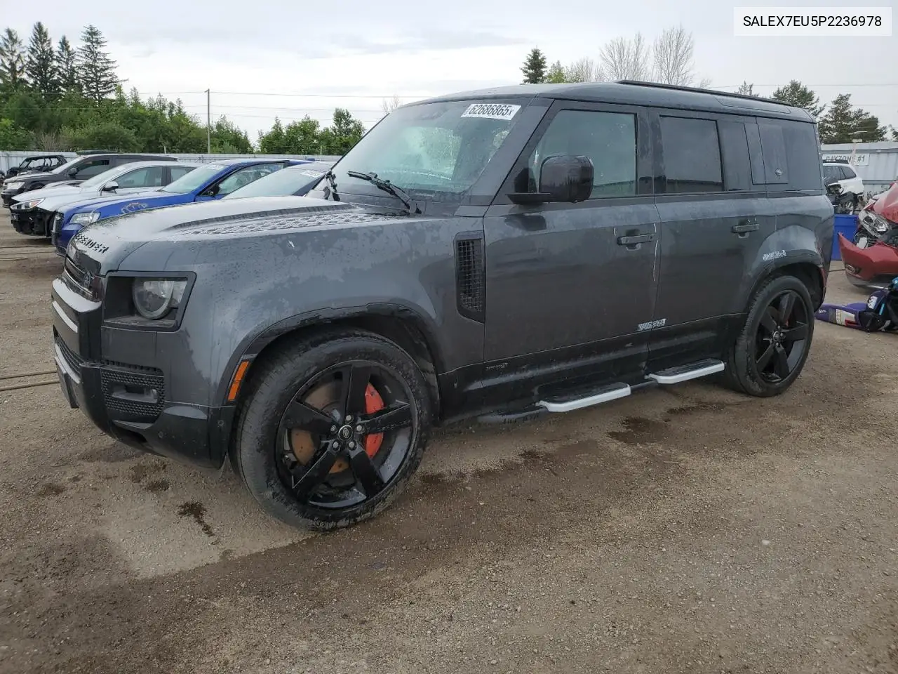 2023 Land Rover Defender 110 X VIN: SALEX7EU5P2236978 Lot: 62686865