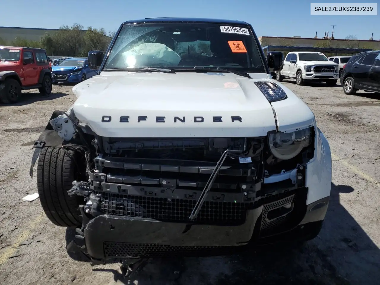 2025 Land Rover Defender 110 X-Dynamic Se VIN: SALE27EUXS2387239 Lot: 58196265