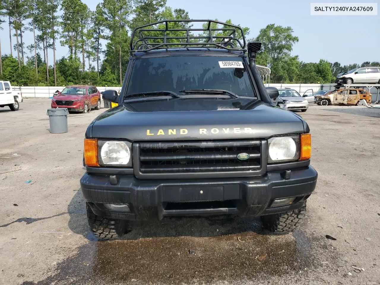 2000 Land Rover Discovery Ii VIN: SALTY1240YA247609 Lot: 58984765