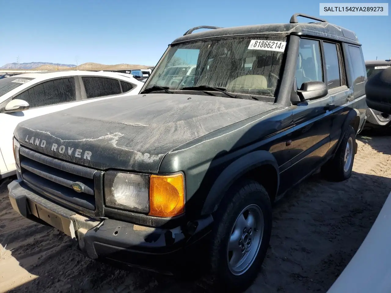 2000 Land Rover Discovery Ii VIN: SALTL1542YA289273 Lot: 62651495