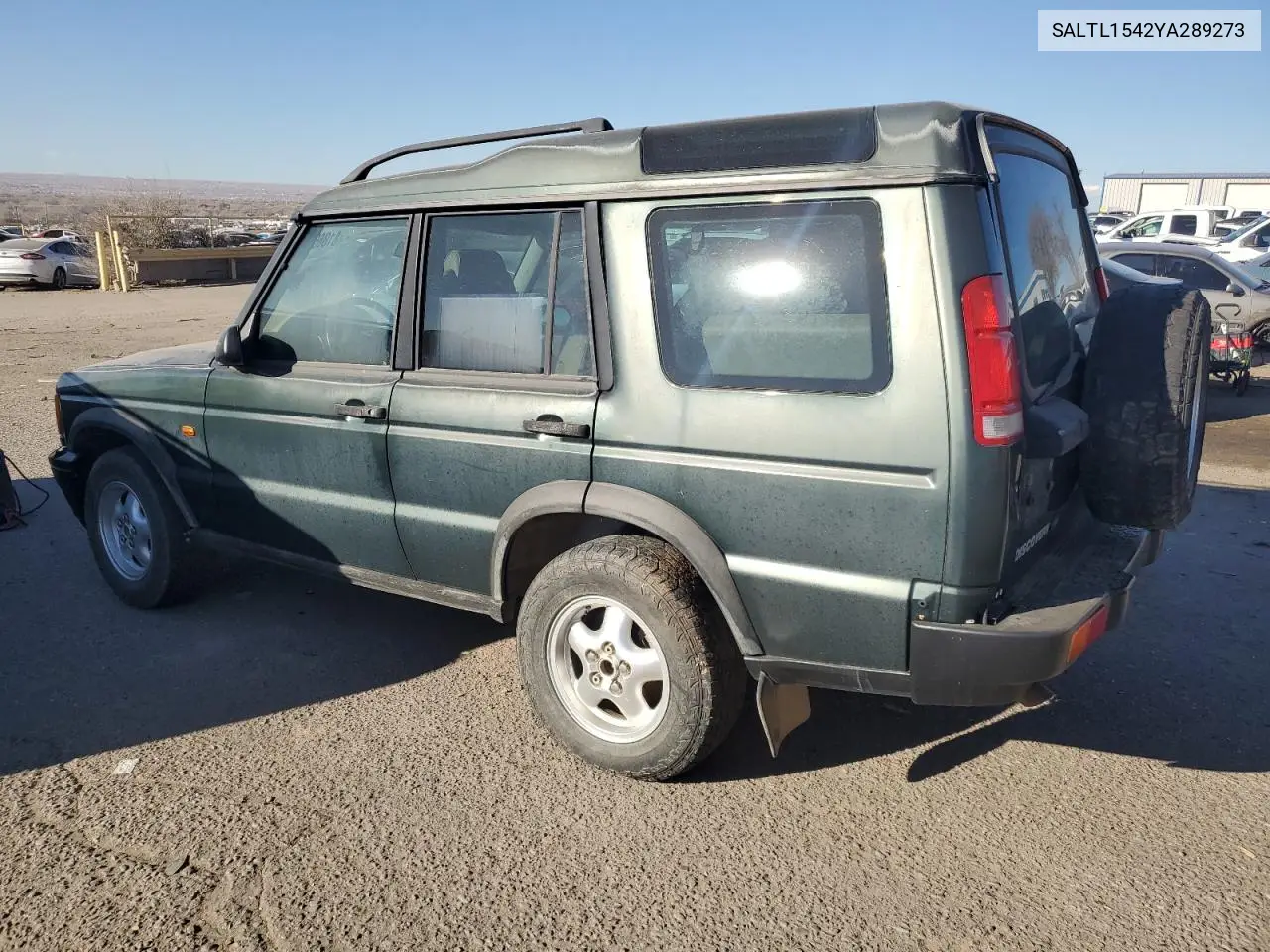 2000 Land Rover Discovery Ii VIN: SALTL1542YA289273 Lot: 62651495