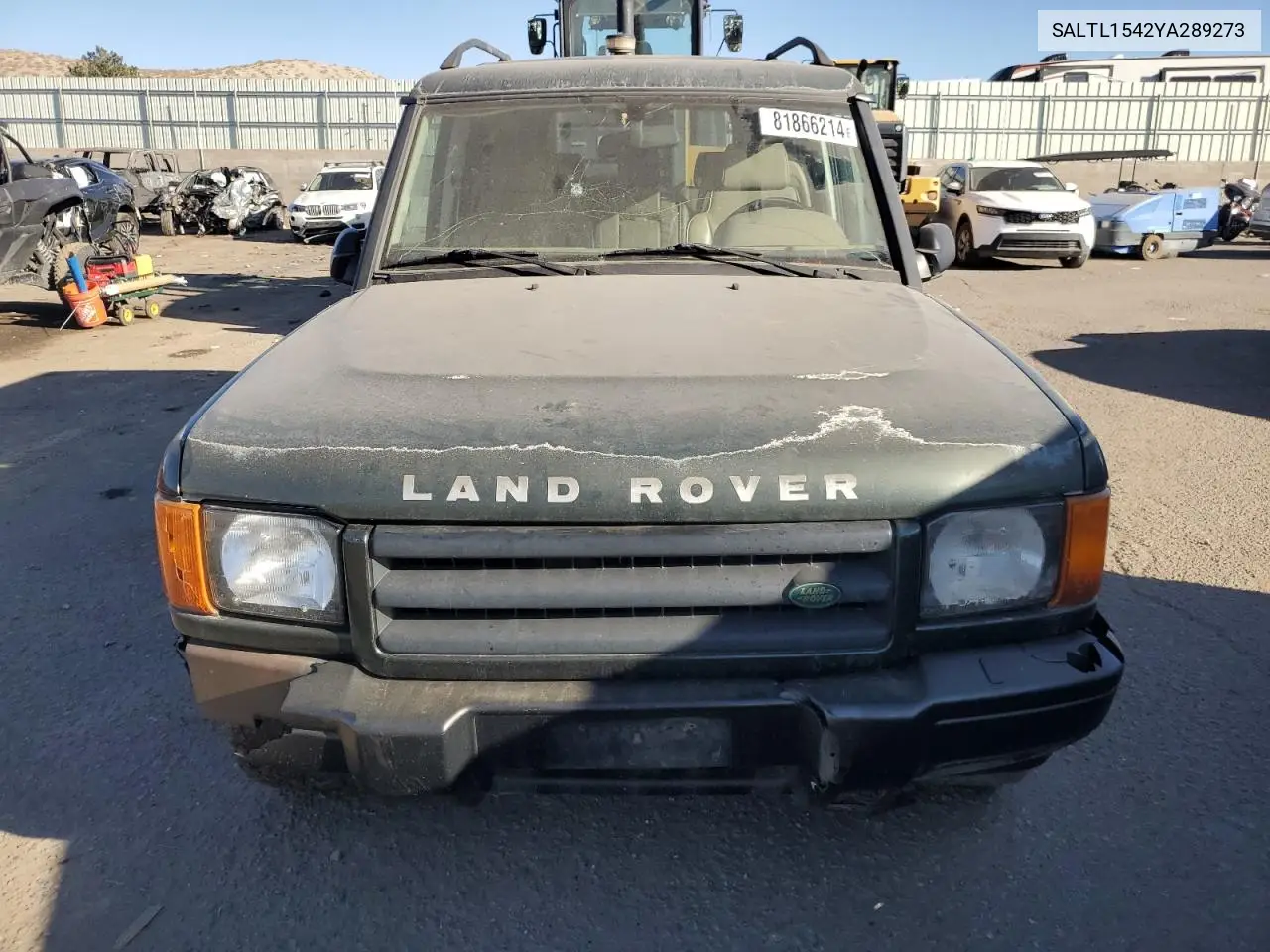 2000 Land Rover Discovery Ii VIN: SALTL1542YA289273 Lot: 62651495