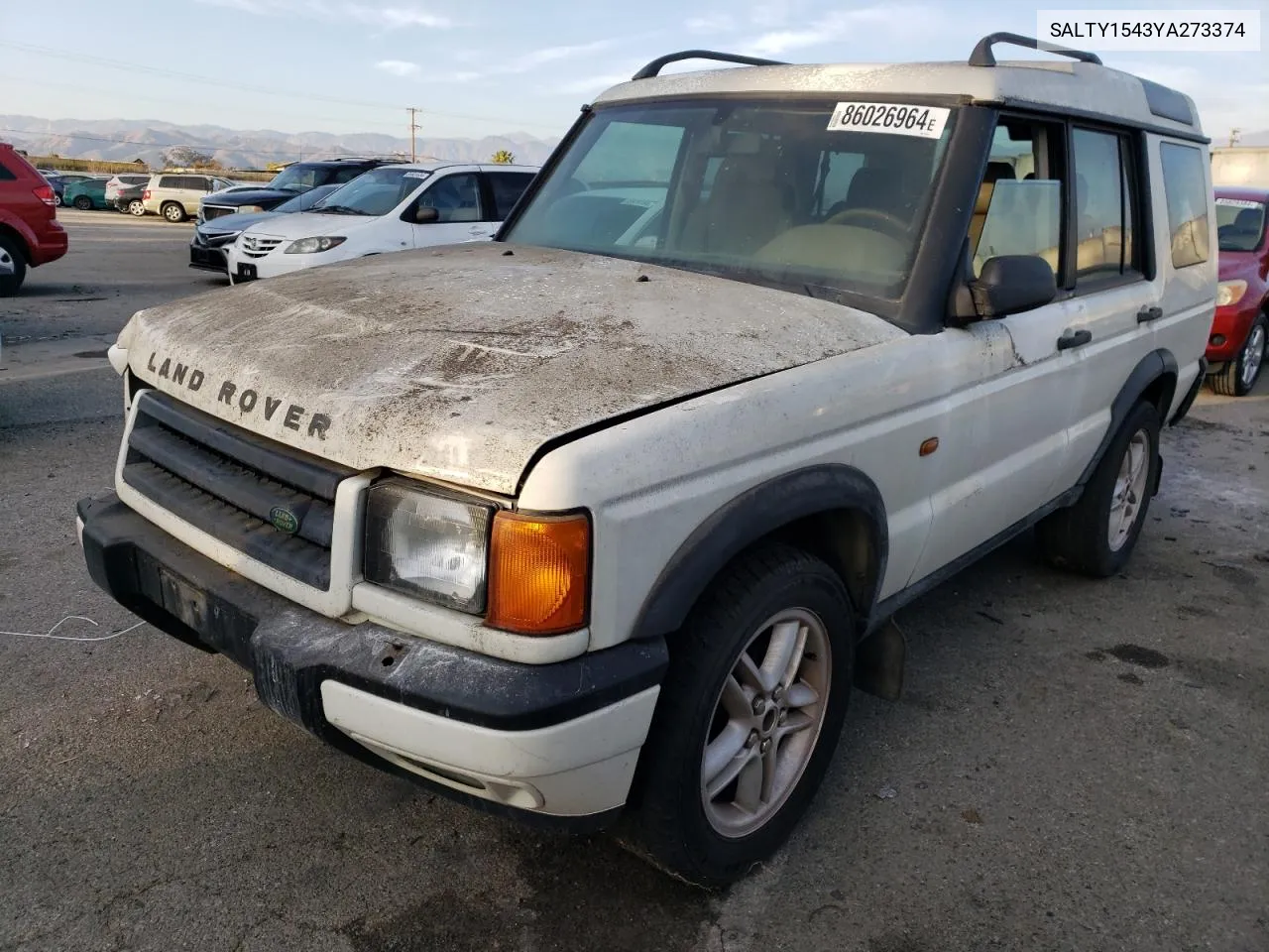 2000 Land Rover Discovery Ii VIN: SALTY1543YA273374 Lot: 86026964