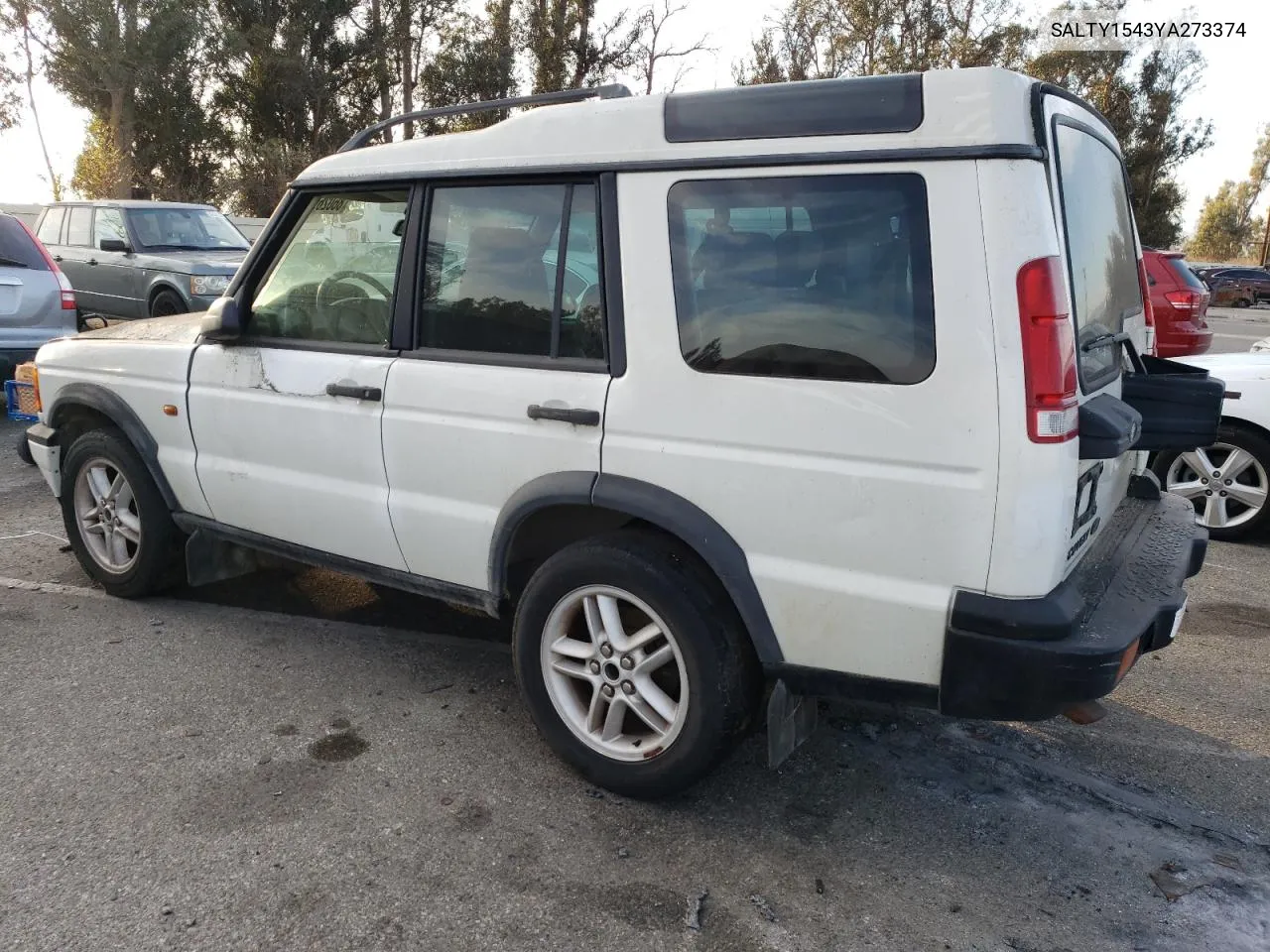 2000 Land Rover Discovery Ii VIN: SALTY1543YA273374 Lot: 86026964