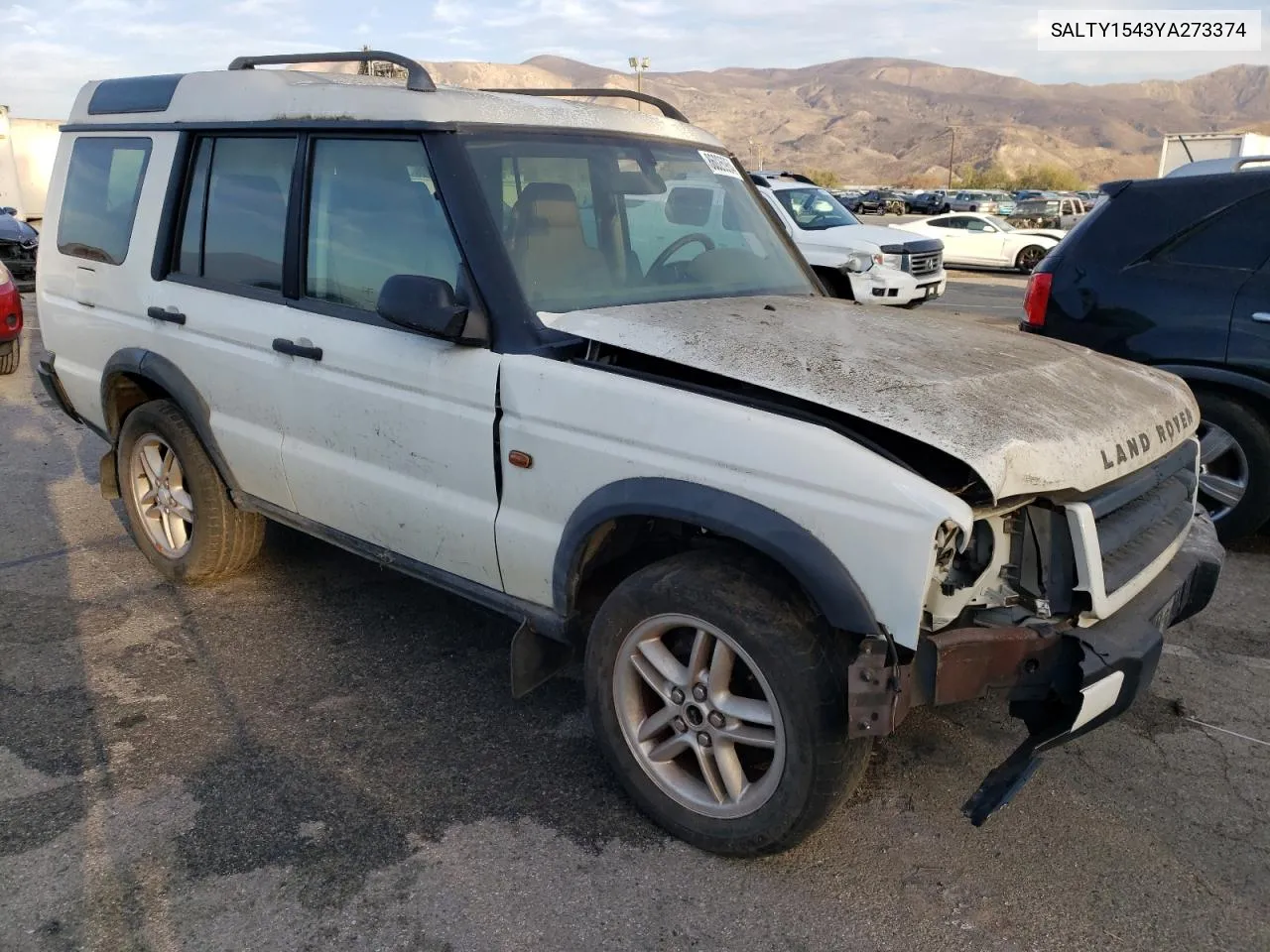 2000 Land Rover Discovery Ii VIN: SALTY1543YA273374 Lot: 86026964