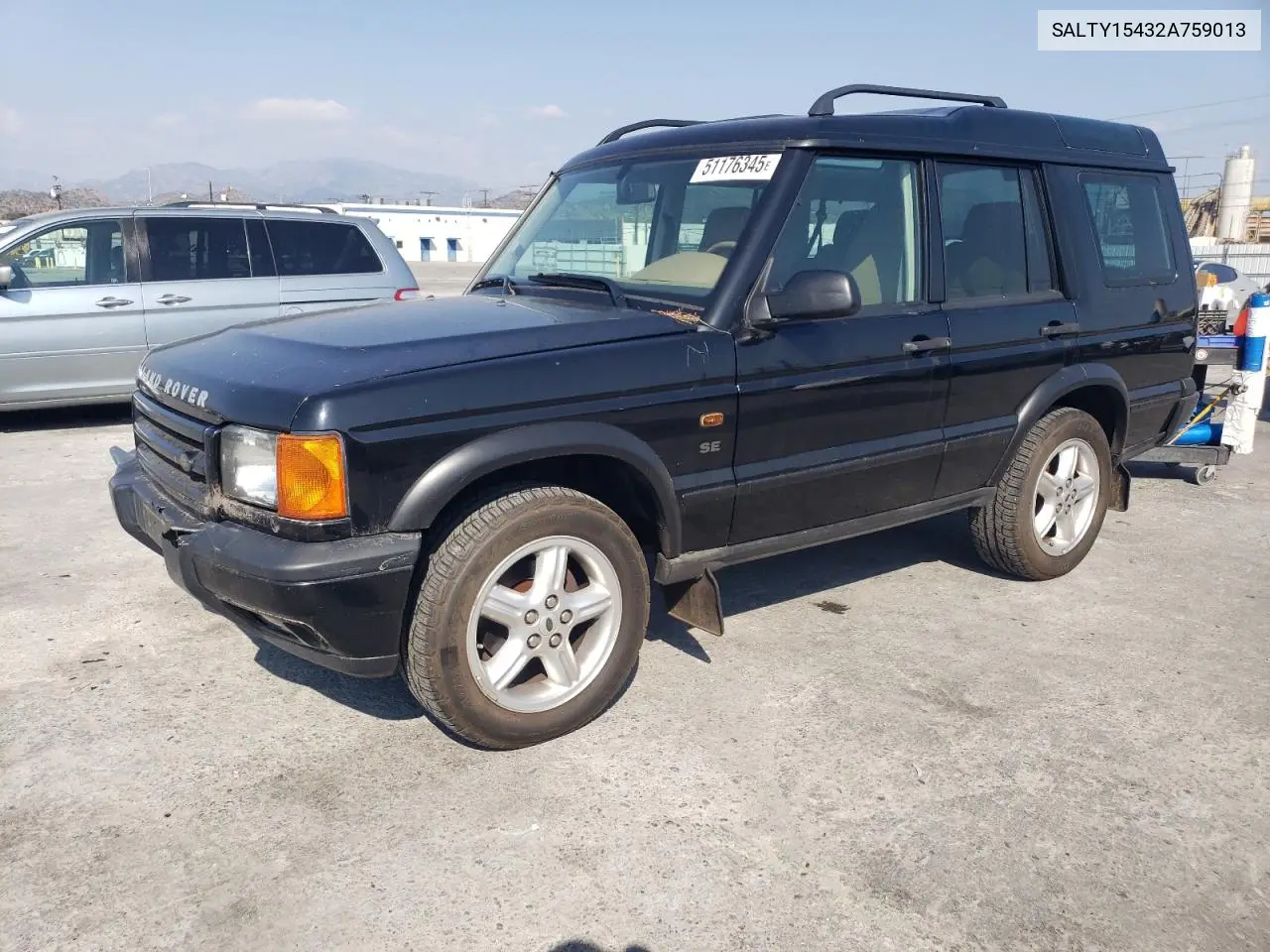 2002 Land Rover Discovery Ii Se VIN: SALTY15432A759013 Lot: 51176345