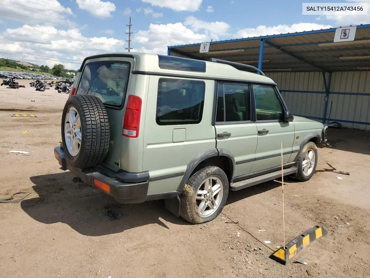 2002 Land Rover Discovery Ii Se VIN: SALTY15412A743456 Lot: 63089525