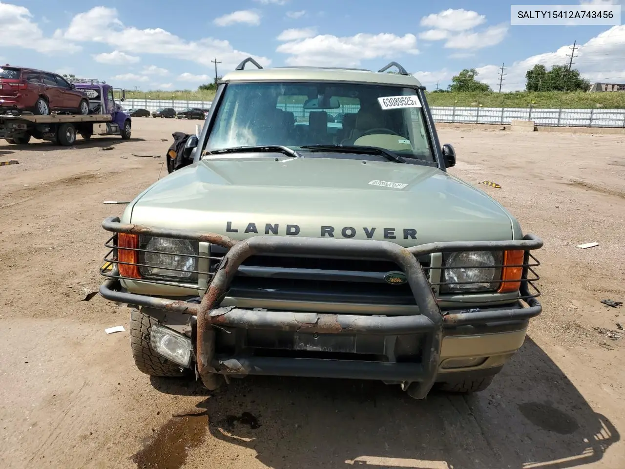 2002 Land Rover Discovery Ii Se VIN: SALTY15412A743456 Lot: 63089525