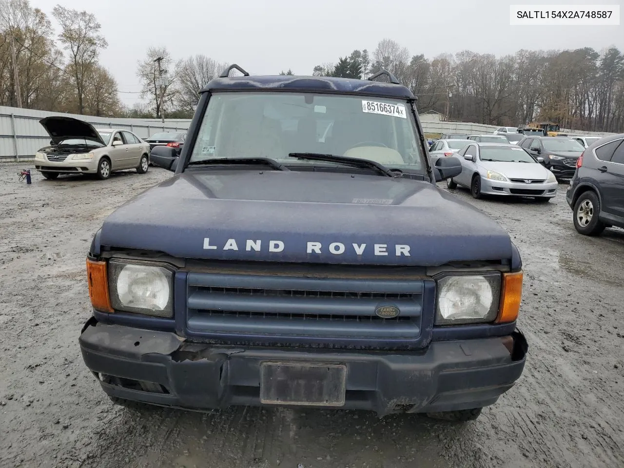 2002 Land Rover Discovery Ii Sd VIN: SALTL154X2A748587 Lot: 85166374
