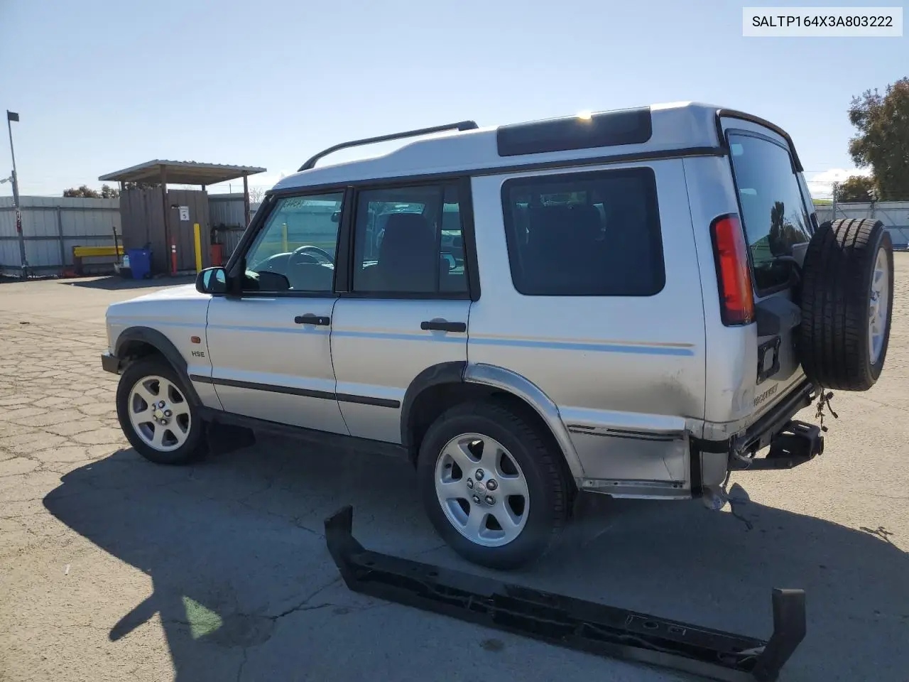 2003 Land Rover Discovery Ii Hse VIN: SALTP164X3A803222 Lot: 49445645