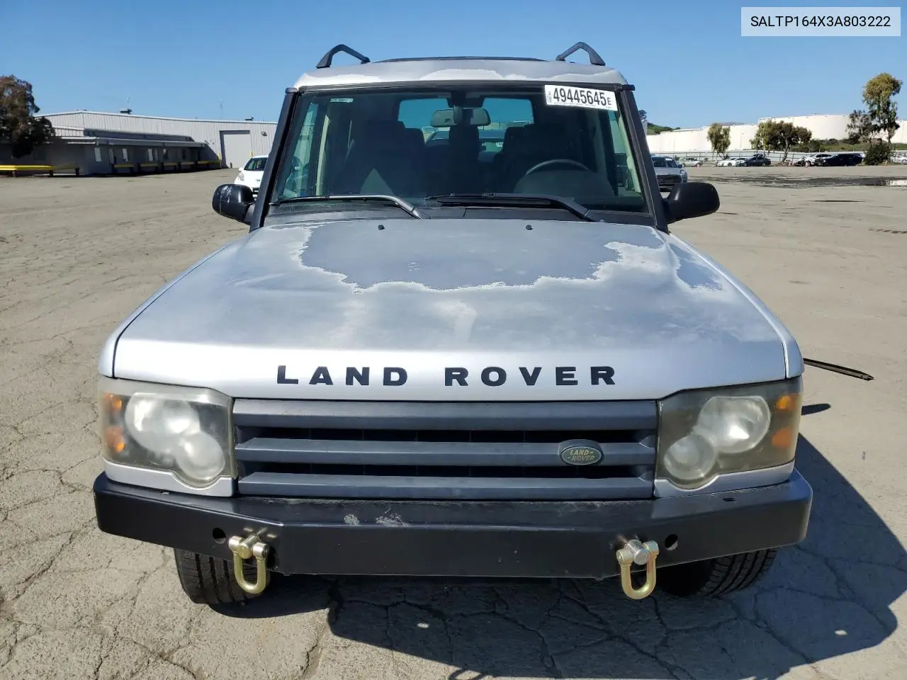 2003 Land Rover Discovery Ii Hse VIN: SALTP164X3A803222 Lot: 49445645