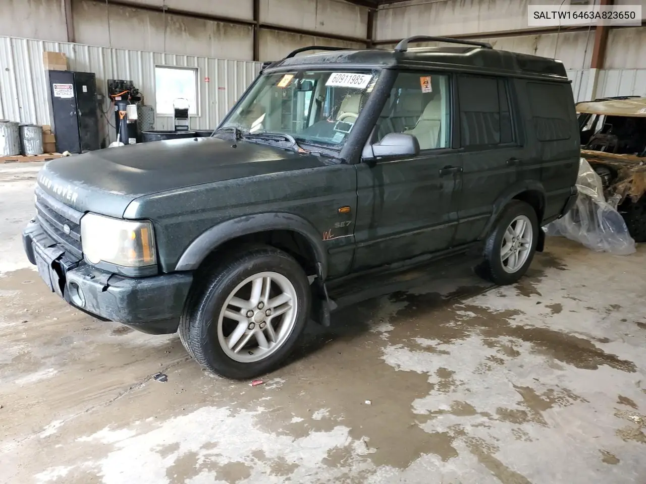 2003 Land Rover Discovery Ii Se VIN: SALTW16463A823650 Lot: 60911985