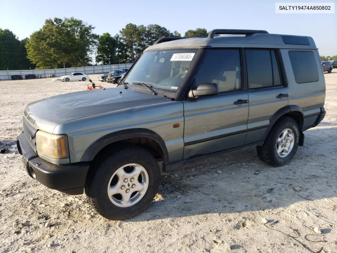 2004 Land Rover Discovery Ii Se VIN: SALTY19474A850802 Lot: 57550365