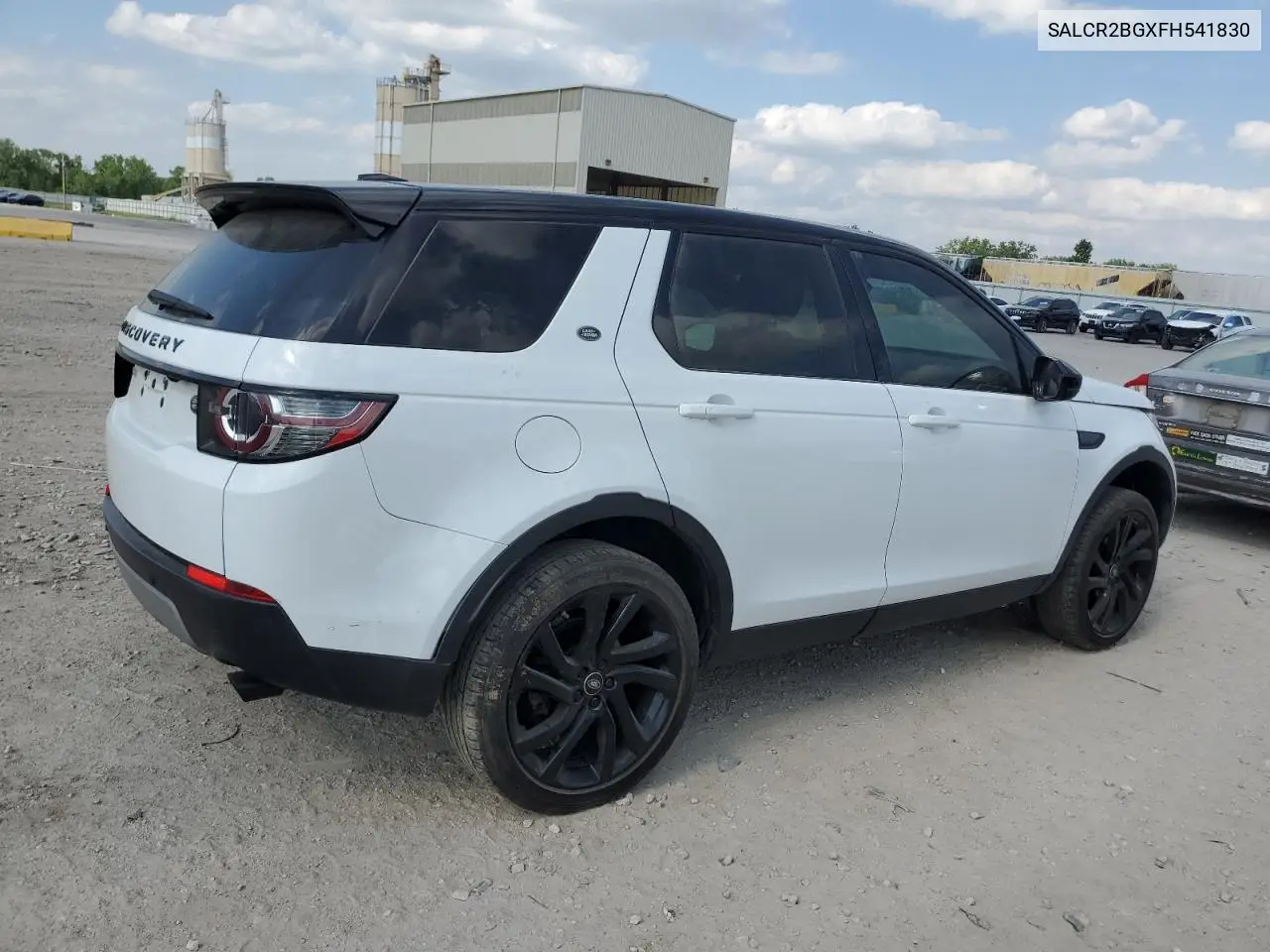 2015 Land Rover Discovery Sport Hse VIN: SALCR2BGXFH541830 Lot: 56891585