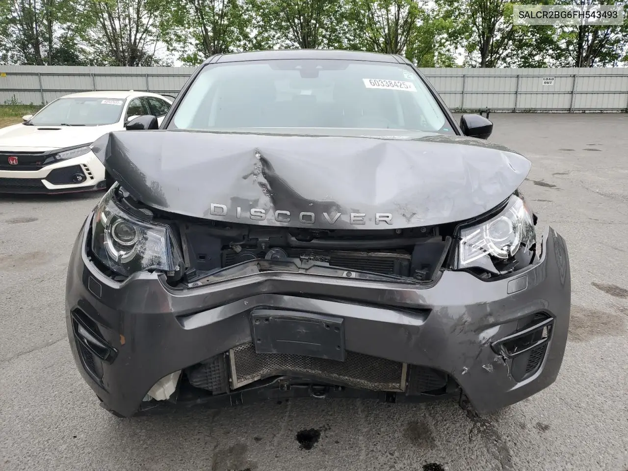 2015 Land Rover Discovery Sport Hse VIN: SALCR2BG6FH543493 Lot: 60338425
