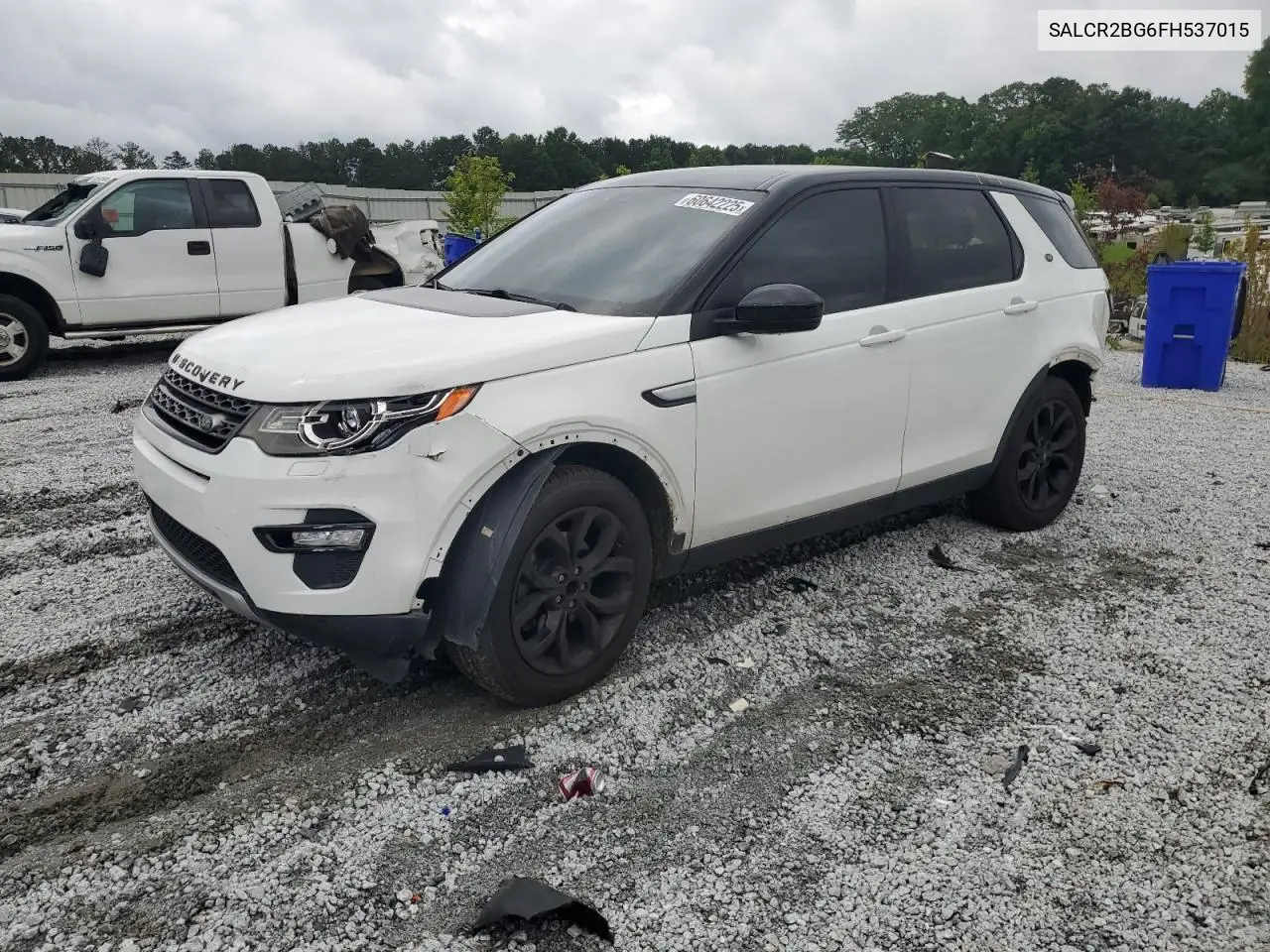 2015 Land Rover Discovery Sport Hse VIN: SALCR2BG6FH537015 Lot: 60642225