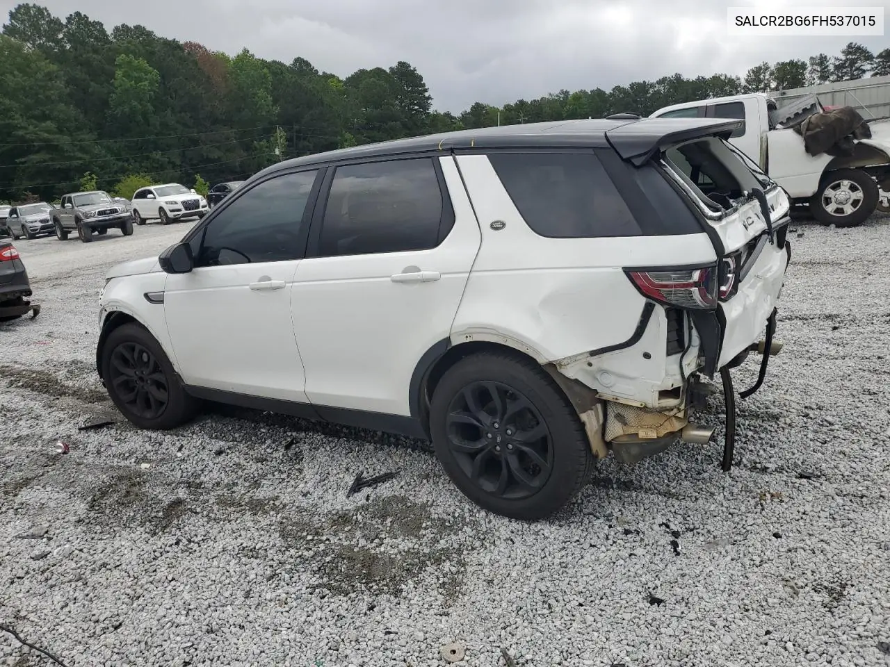 2015 Land Rover Discovery Sport Hse VIN: SALCR2BG6FH537015 Lot: 60642225
