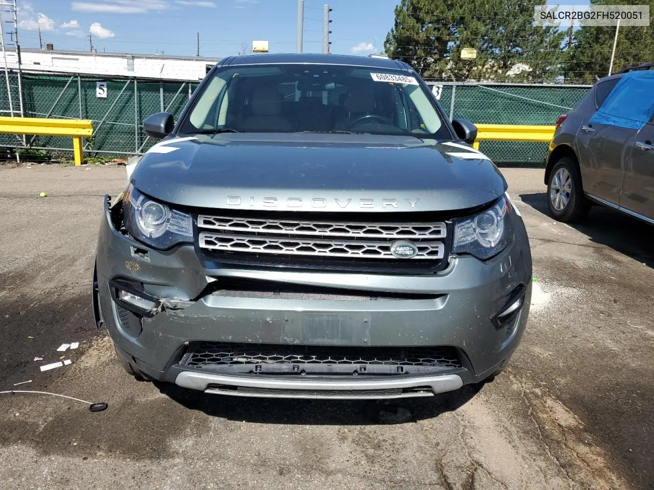 2015 Land Rover Discovery Sport Hse VIN: SALCR2BG2FH520051 Lot: 60833485