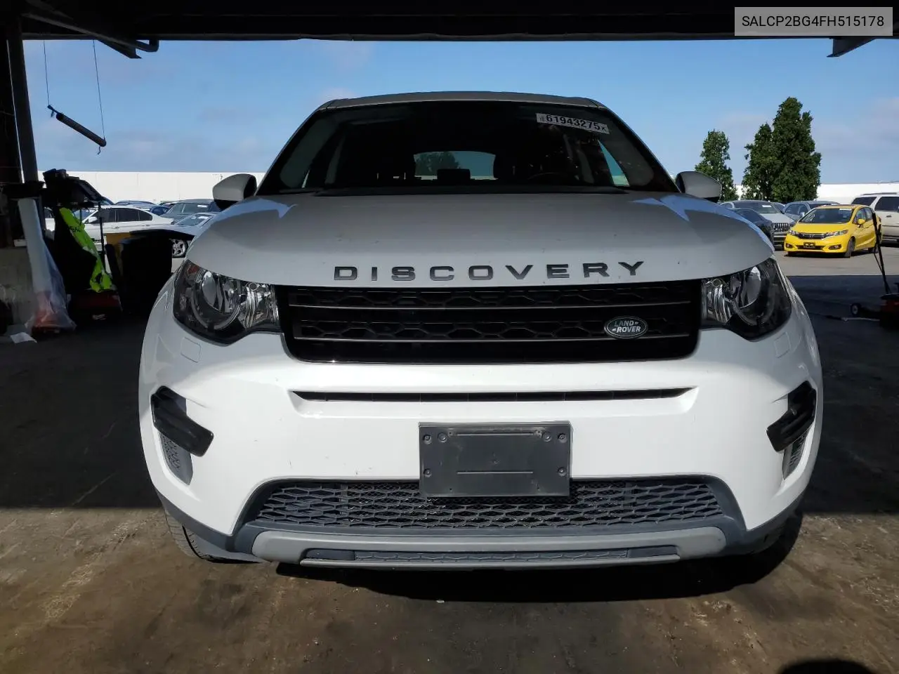 2015 Land Rover Discovery Sport Se VIN: SALCP2BG4FH515178 Lot: 61943275