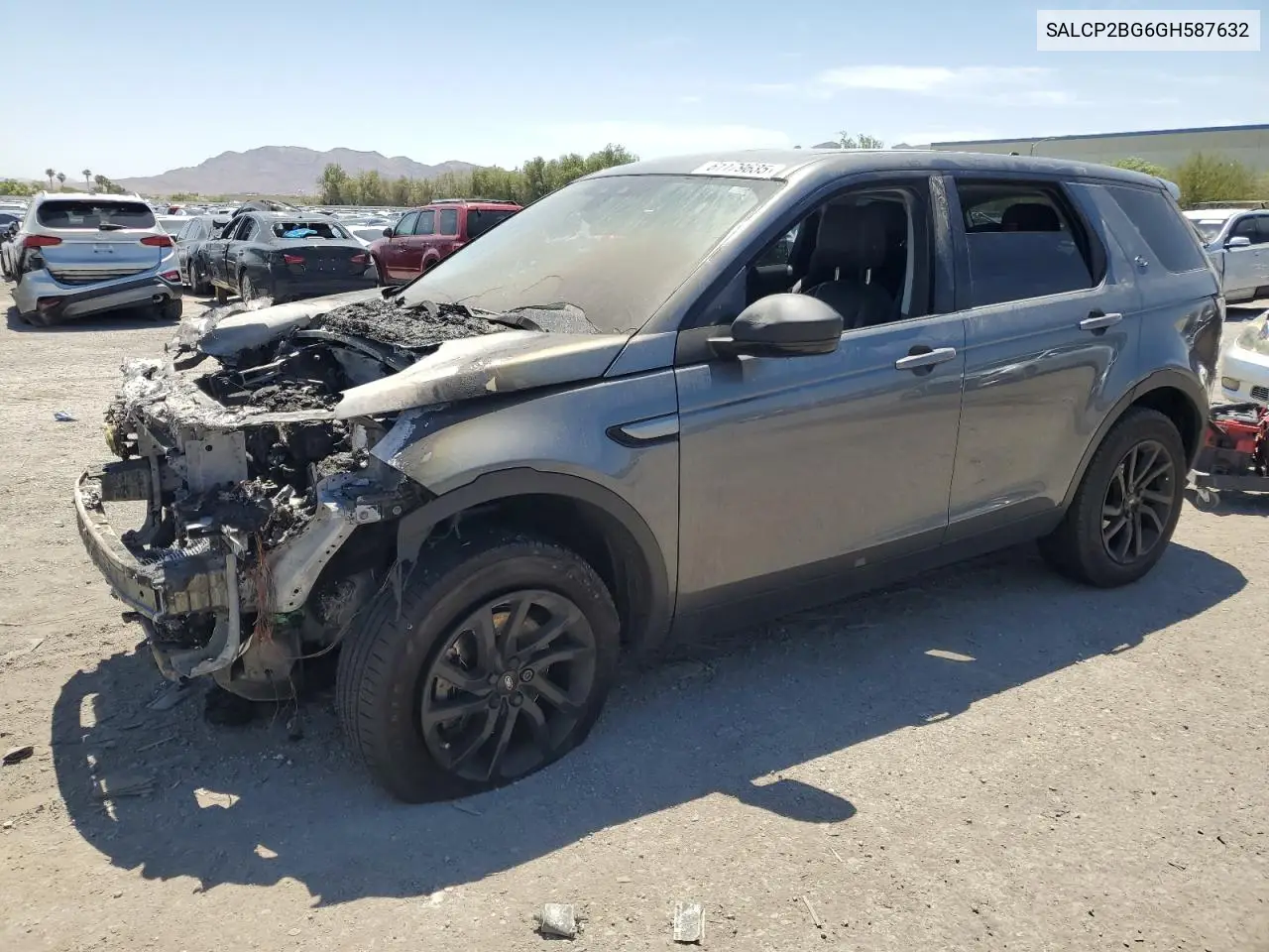 2016 Land Rover Discovery Sport Se VIN: SALCP2BG6GH587632 Lot: 61179635