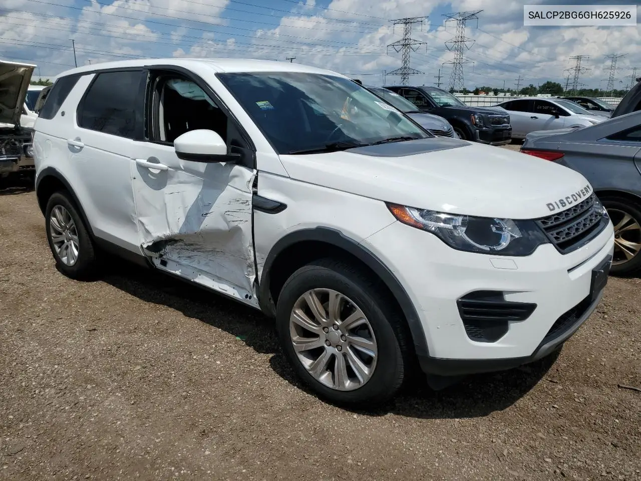2016 Land Rover Discovery Sport Se VIN: SALCP2BG6GH625926 Lot: 62389435