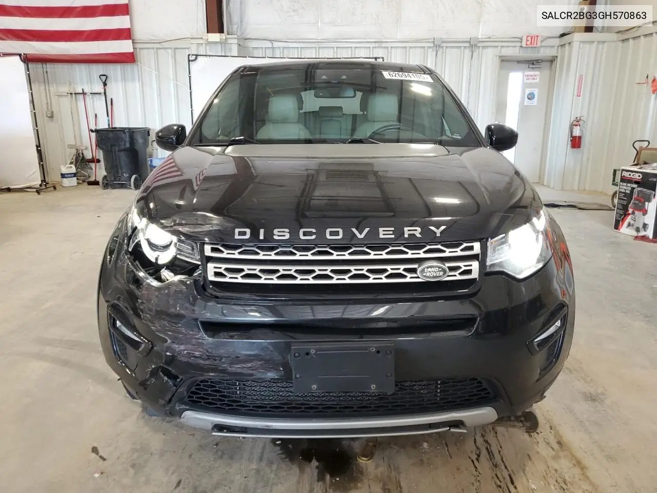 2016 Land Rover Discovery Sport Hse VIN: SALCR2BG3GH570863 Lot: 62694105
