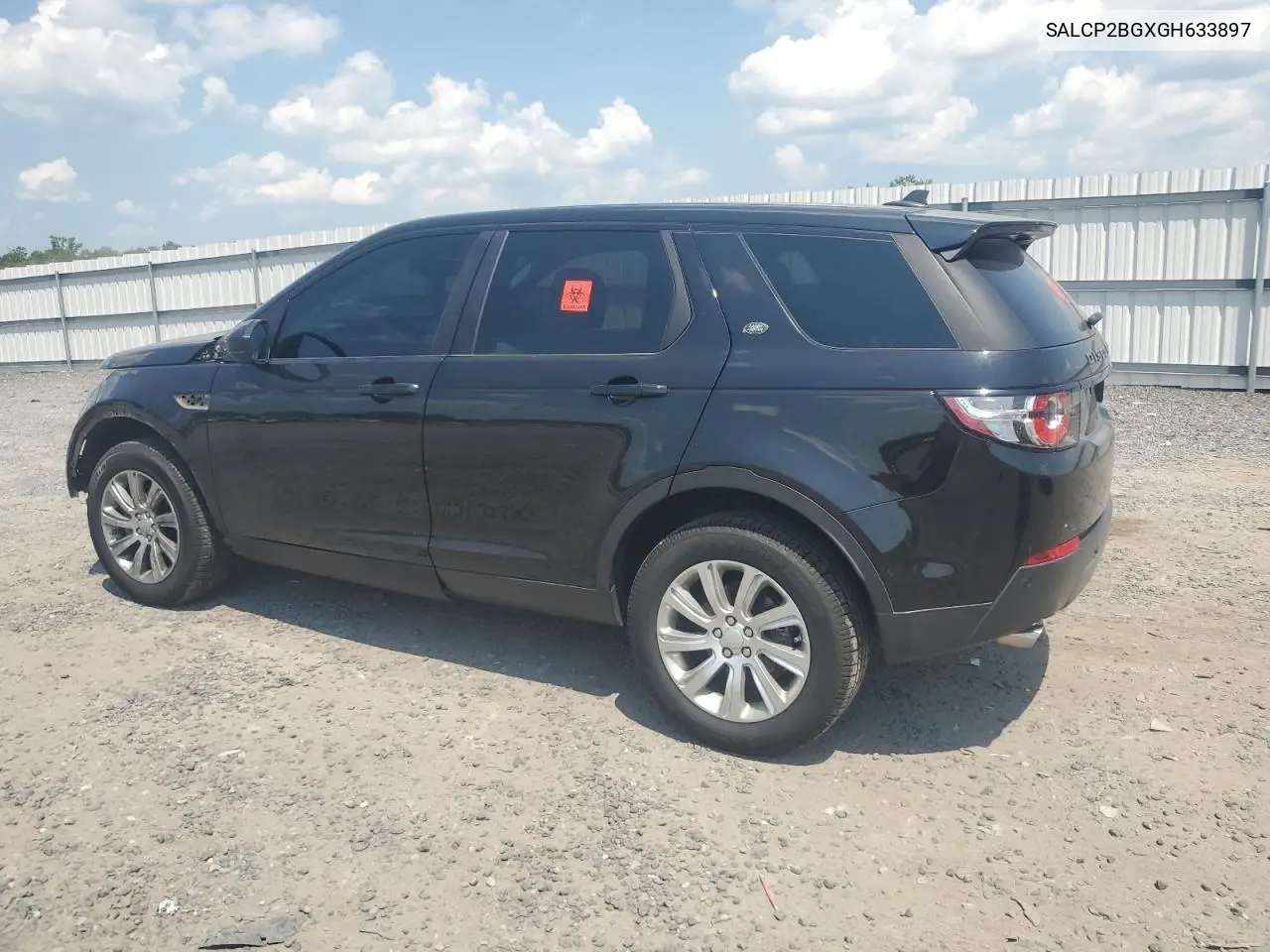 2016 Land Rover Discovery Sport Se VIN: SALCP2BGXGH633897 Lot: 62750595