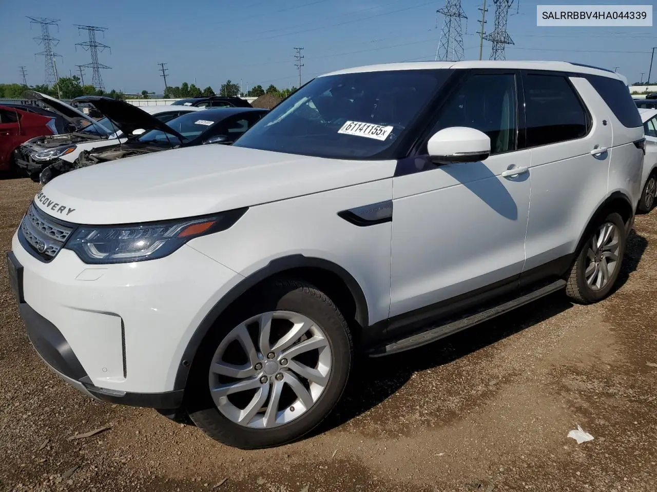 2017 Land Rover Discovery Hse VIN: SALRRBBV4HA044339 Lot: 61141155