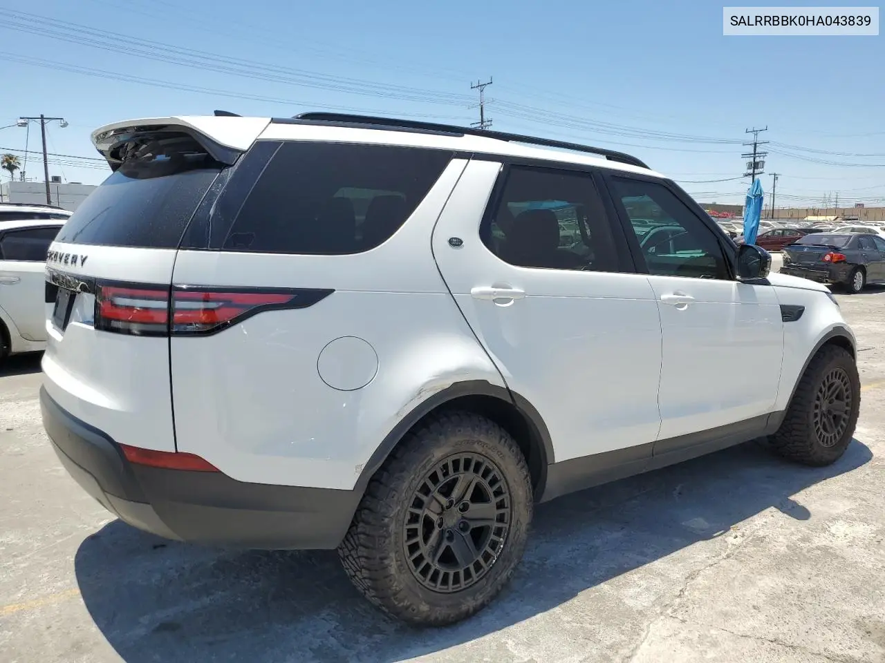 2017 Land Rover Discovery Hse VIN: SALRRBBK0HA043839 Lot: 62882465