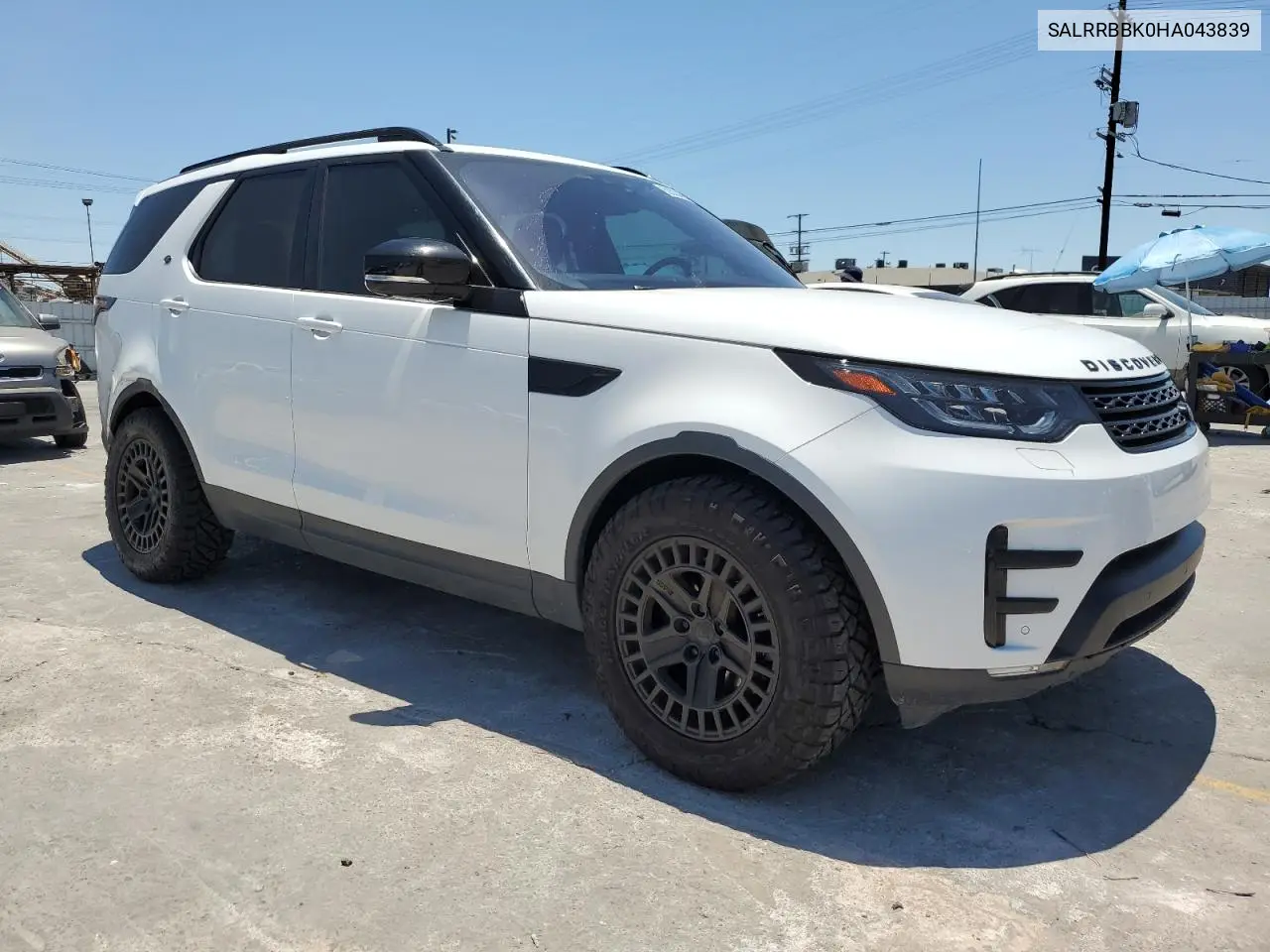 2017 Land Rover Discovery Hse VIN: SALRRBBK0HA043839 Lot: 62882465