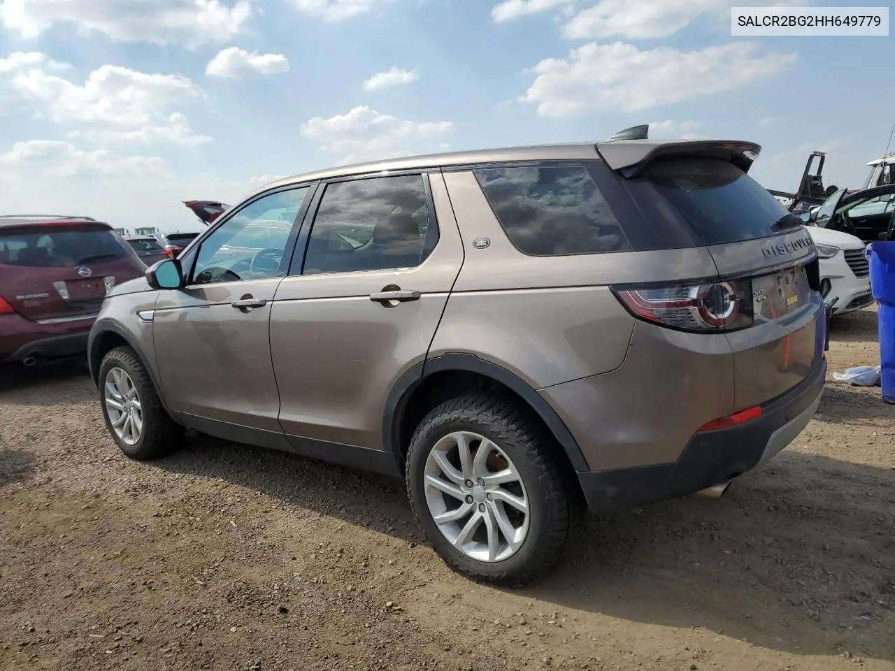 2017 Land Rover Discovery Sport Hse VIN: SALCR2BG2HH649779 Lot: 63031155