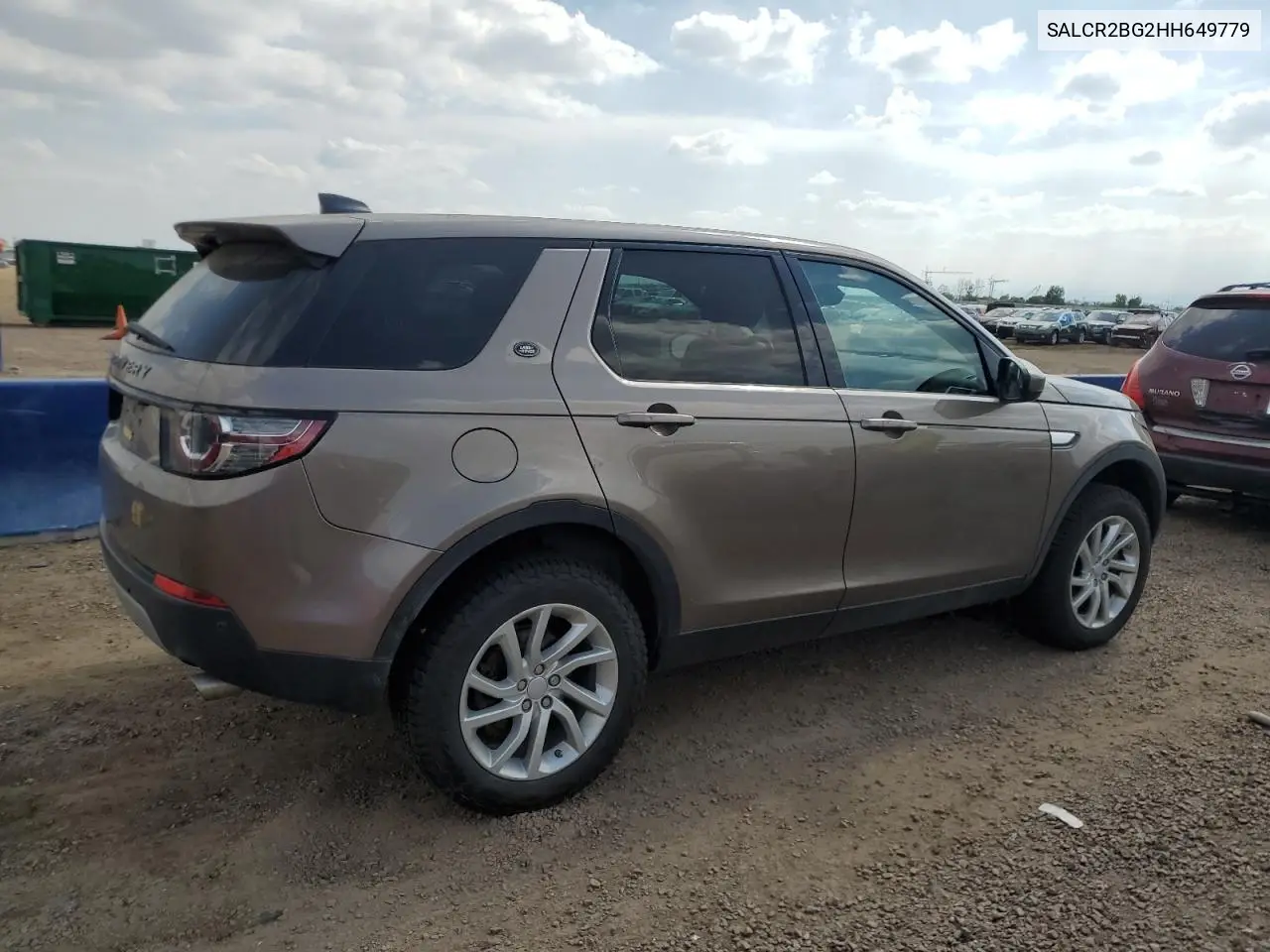 2017 Land Rover Discovery Sport Hse VIN: SALCR2BG2HH649779 Lot: 63031155