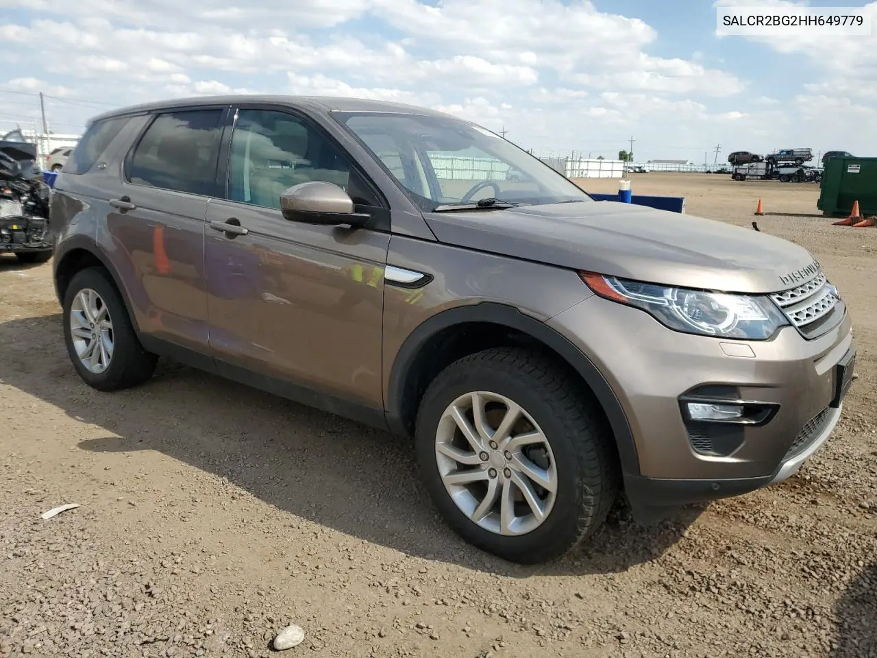 2017 Land Rover Discovery Sport Hse VIN: SALCR2BG2HH649779 Lot: 63031155