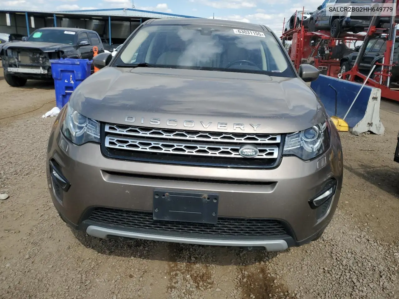 2017 Land Rover Discovery Sport Hse VIN: SALCR2BG2HH649779 Lot: 63031155