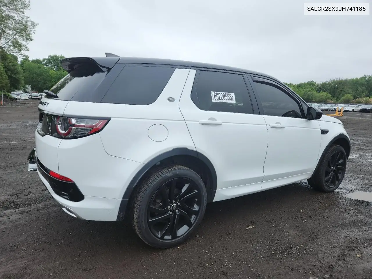 2018 Land Rover Discovery Sport Hse VIN: SALCR2SX9JH741185 Lot: 60220555