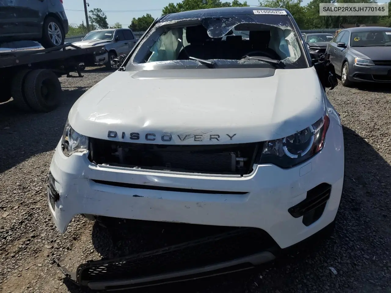 2018 Land Rover Discovery Sport Se VIN: SALCP2RX5JH770145 Lot: 61406625