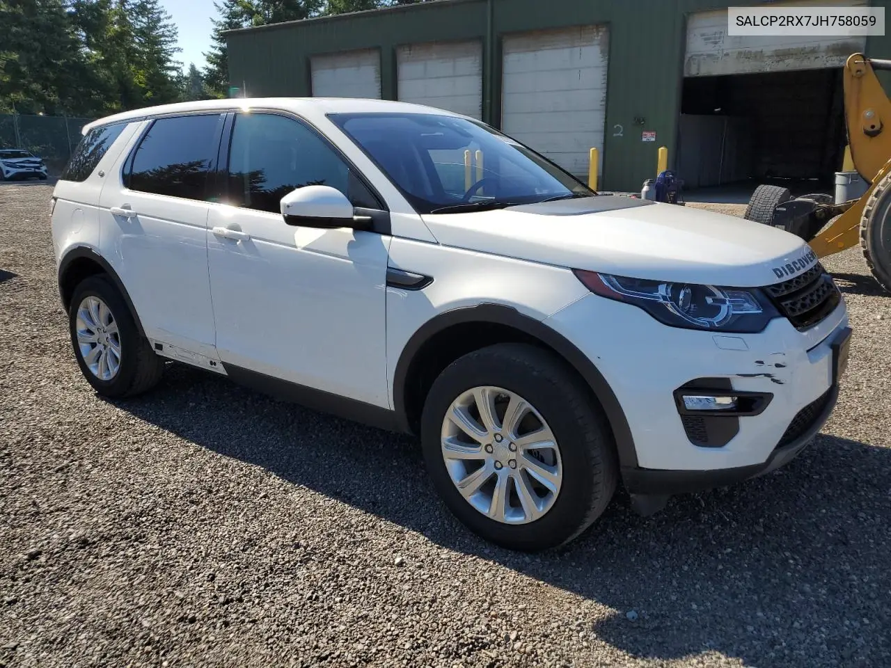 2018 Land Rover Discovery Sport Se VIN: SALCP2RX7JH758059 Lot: 62928065