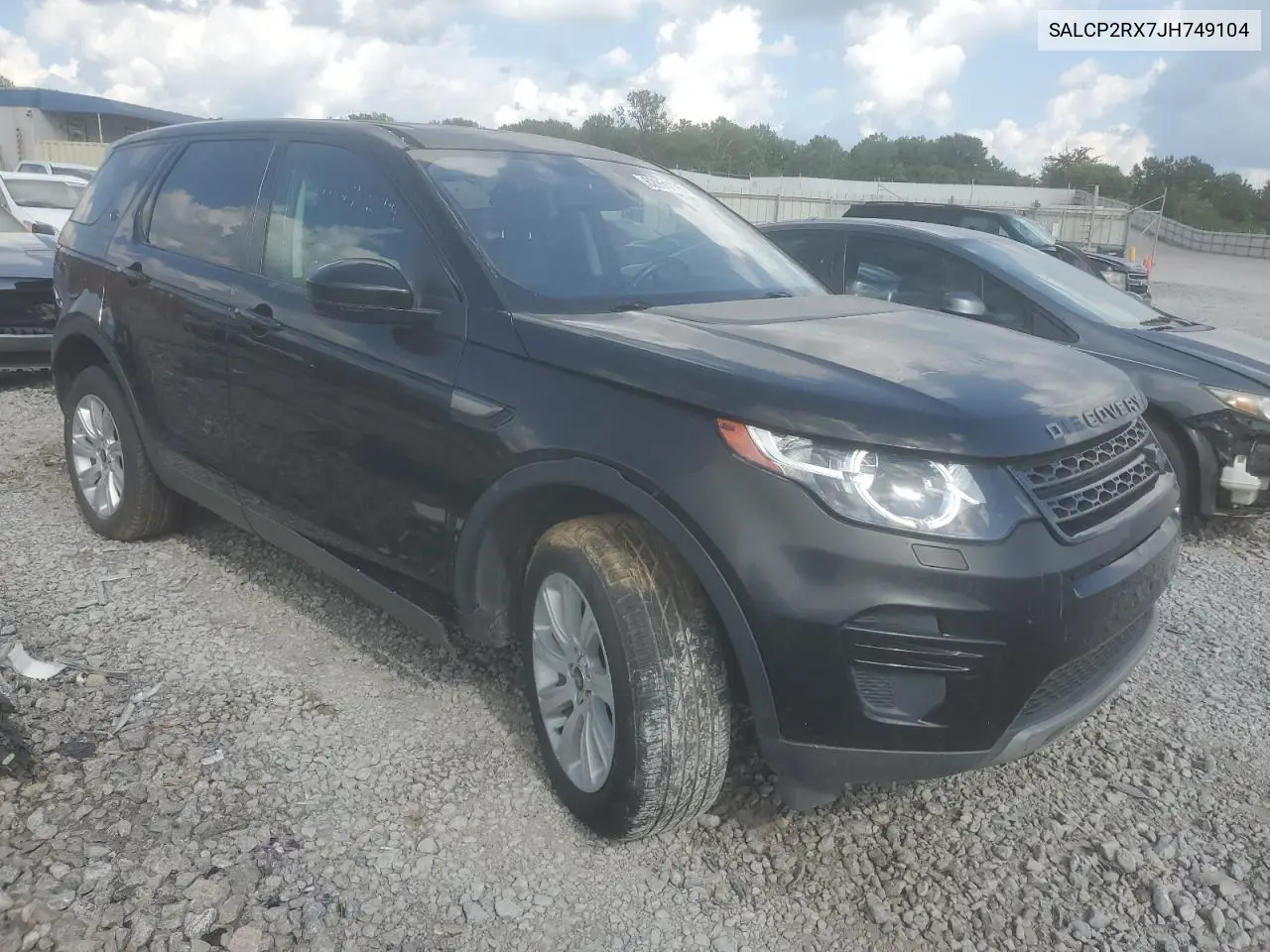 2018 Land Rover Discovery Sport Se VIN: SALCP2RX7JH749104 Lot: 62951775