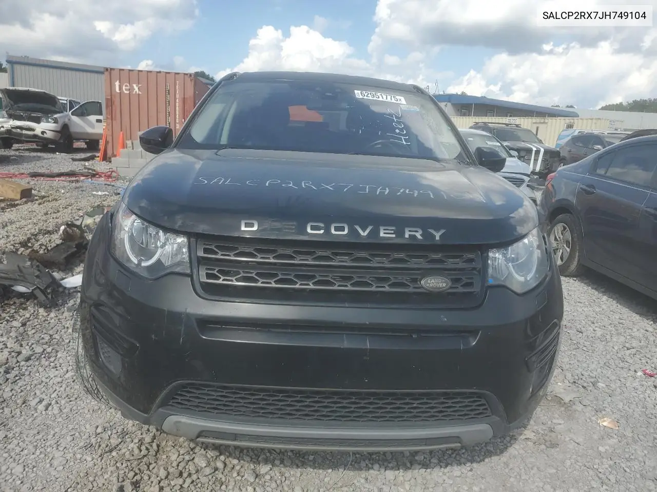 2018 Land Rover Discovery Sport Se VIN: SALCP2RX7JH749104 Lot: 62951775