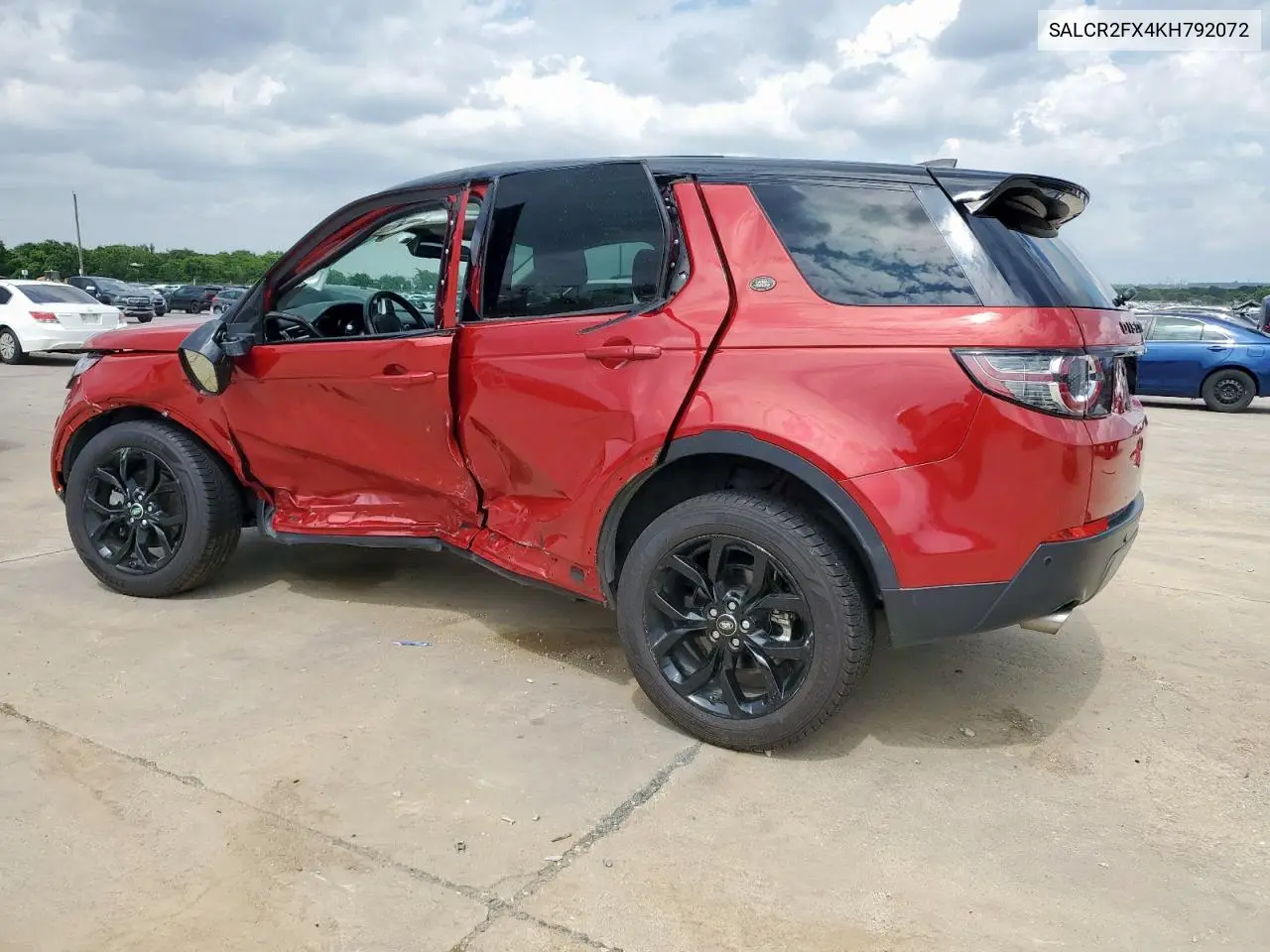 2019 Land Rover Discovery Sport Hse VIN: SALCR2FX4KH792072 Lot: 59532685