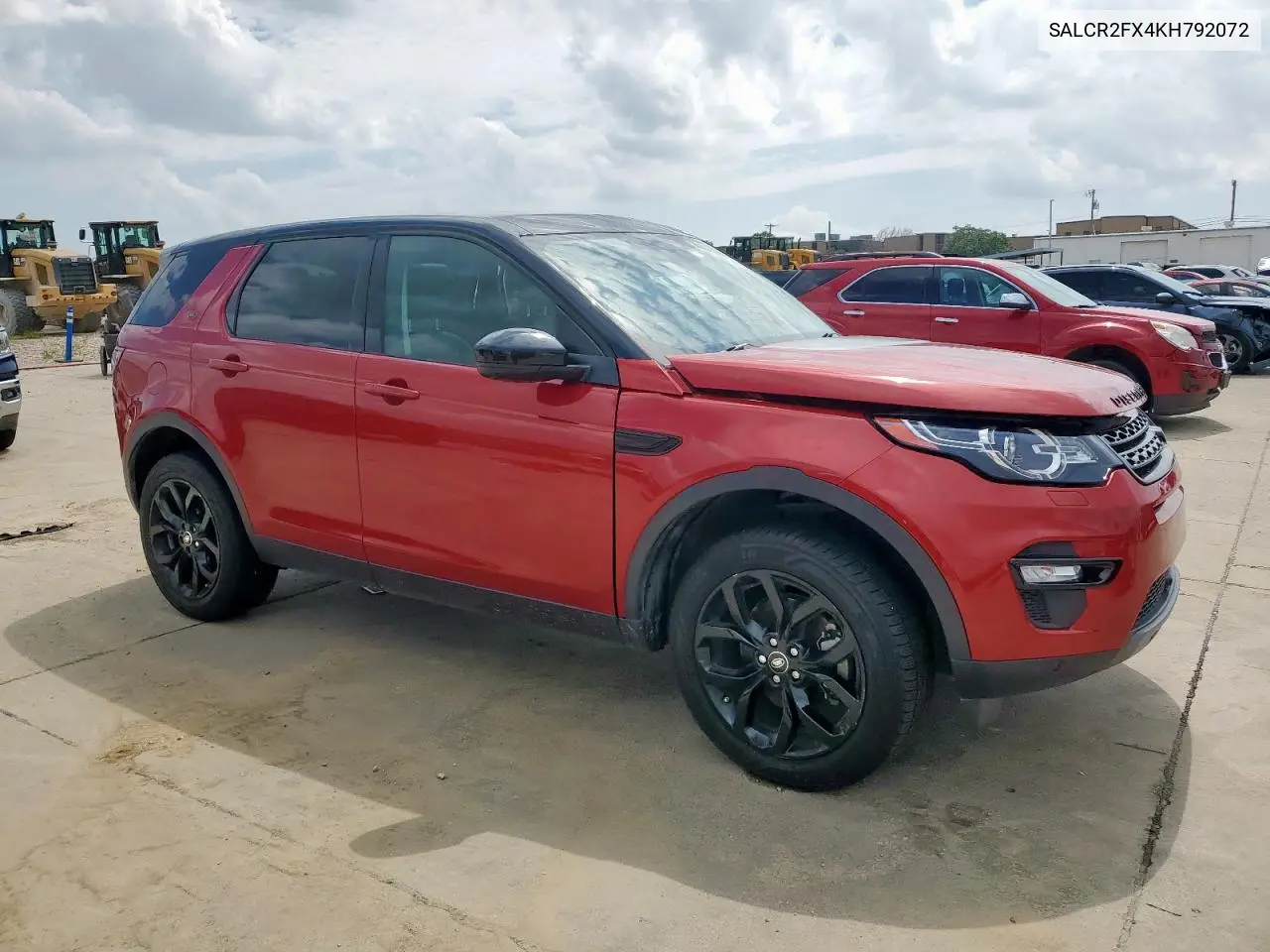 2019 Land Rover Discovery Sport Hse VIN: SALCR2FX4KH792072 Lot: 59532685