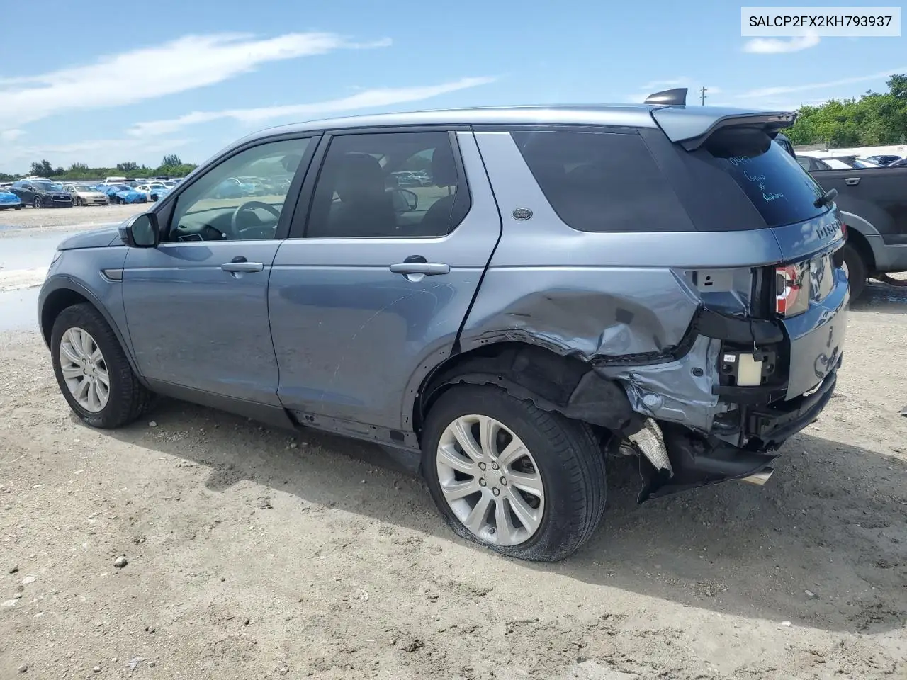 2019 Land Rover Discovery Sport Se VIN: SALCP2FX2KH793937 Lot: 61650095