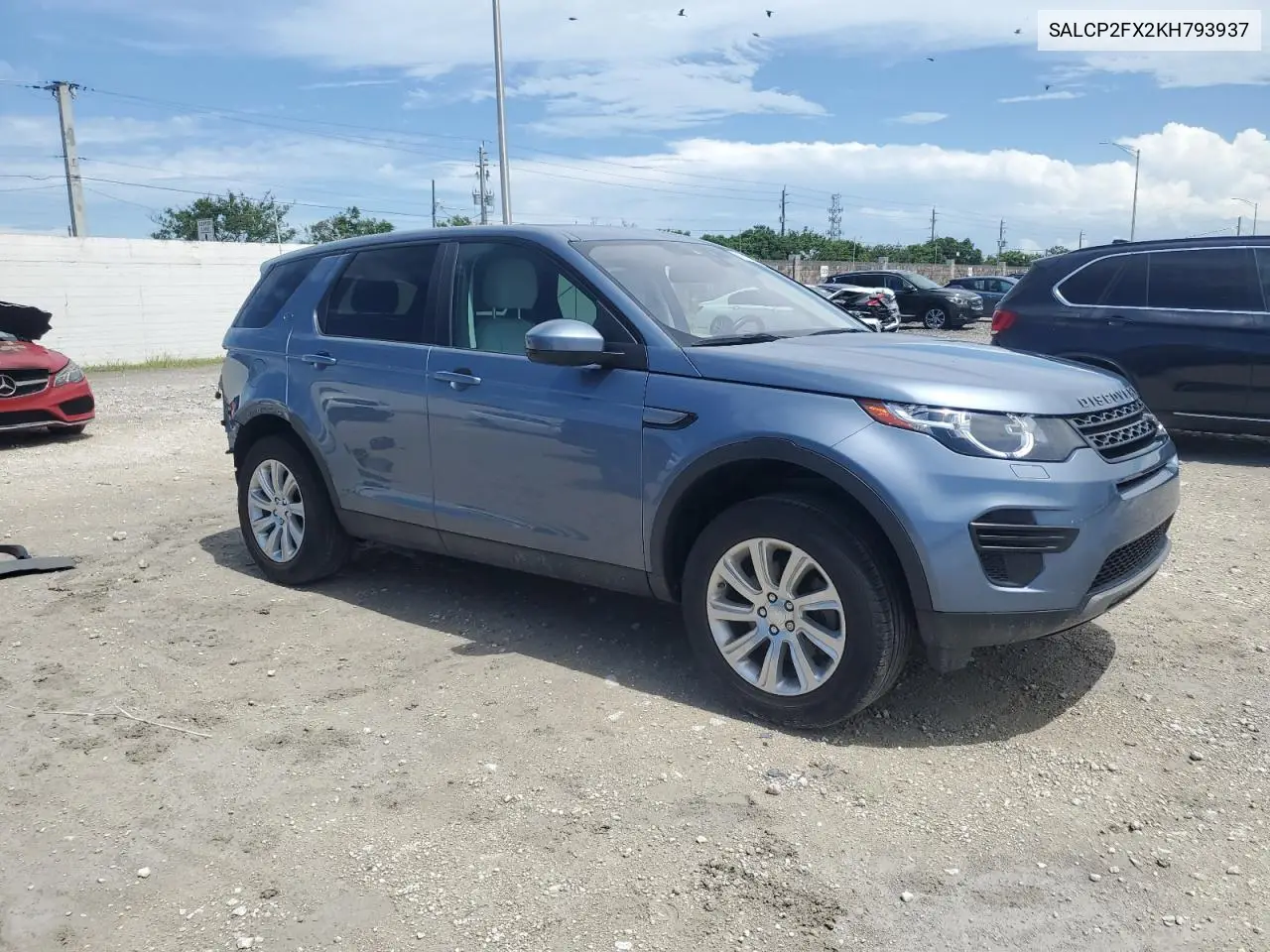 2019 Land Rover Discovery Sport Se VIN: SALCP2FX2KH793937 Lot: 61650095
