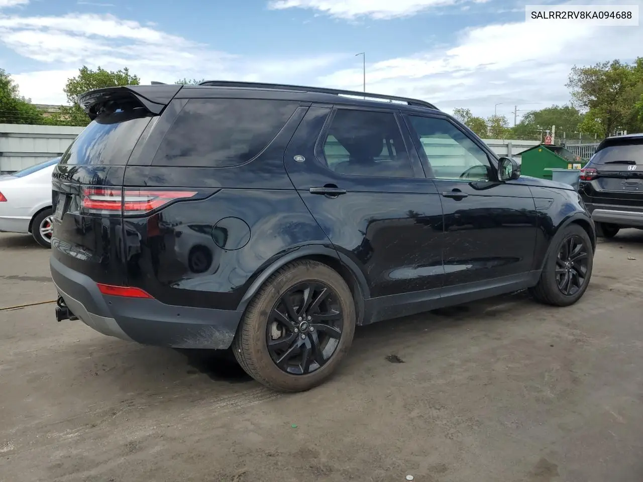 2019 Land Rover Discovery Hse VIN: SALRR2RV8KA094688 Lot: 62672365