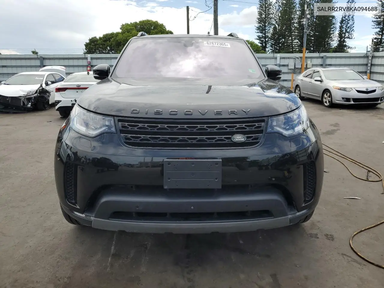 2019 Land Rover Discovery Hse VIN: SALRR2RV8KA094688 Lot: 62672365